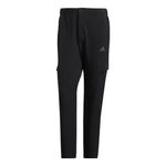 Men's adidas Solid Color Logo Printing Straight Sports Pants/Trousers/Joggers Black HE7379