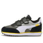 (PS) PUMA Future Rider Animals Running Shoes Black/White 368741-01