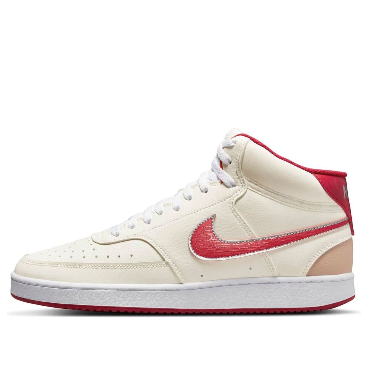 Nike Court Vision Mid-Top Sneakers White/Red DQ4977-161