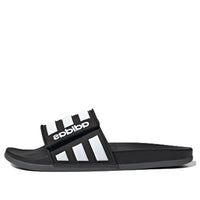 adidas Adilette Comfort ADJ 'Black White' EG1344