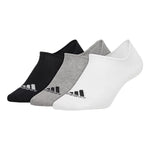 adidas Unisex Performance Invisible Socks 3 Packs Black/White/Grey CV7410