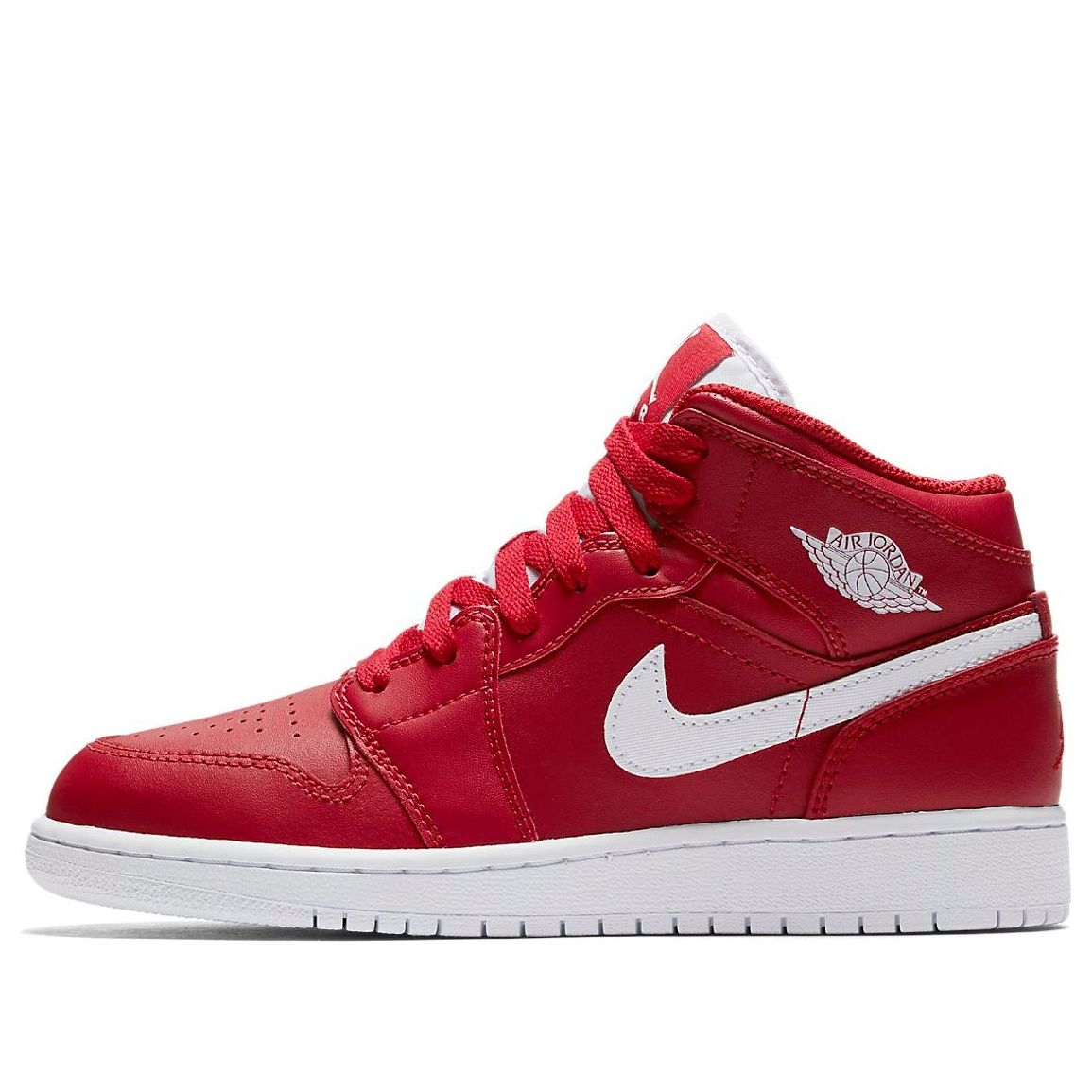 (GS) Air Jordan 1 Retro Mid 'Gym Red 2.0' 554725-600