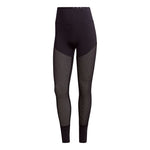 (WMNS) adidas Mesh Hw L Tight Gym Sports Training High Waist Leggings Black GI8582