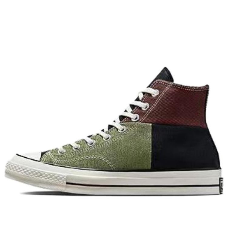 Chuck 70 High 'Crafted Patchwork - Trolled Green Earth Brown' A04509C