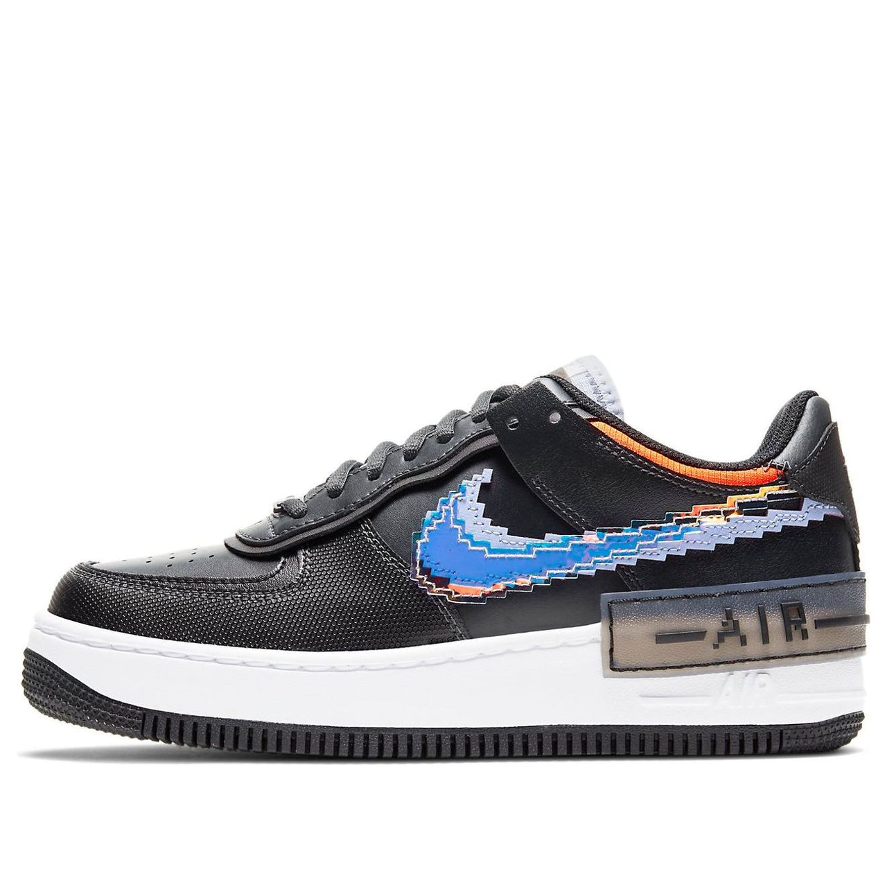 (WMNS) Nike Air Force 1 Shadow SE 'Pixel Swoosh - Off Noir' CV8480-001