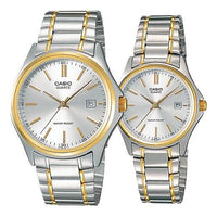 CASIO ENTICER&VINTAGE Series Classic Vintage Simplistic Casual Fashion Couple Silver Analog MTP-1183G-7A&LTP-1183G-7A