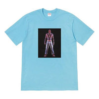Supreme SS20 Week 1 Tupac Hologram Tee Virtual Characters Short Sleeve Unisex Blue SUP-SS20-268