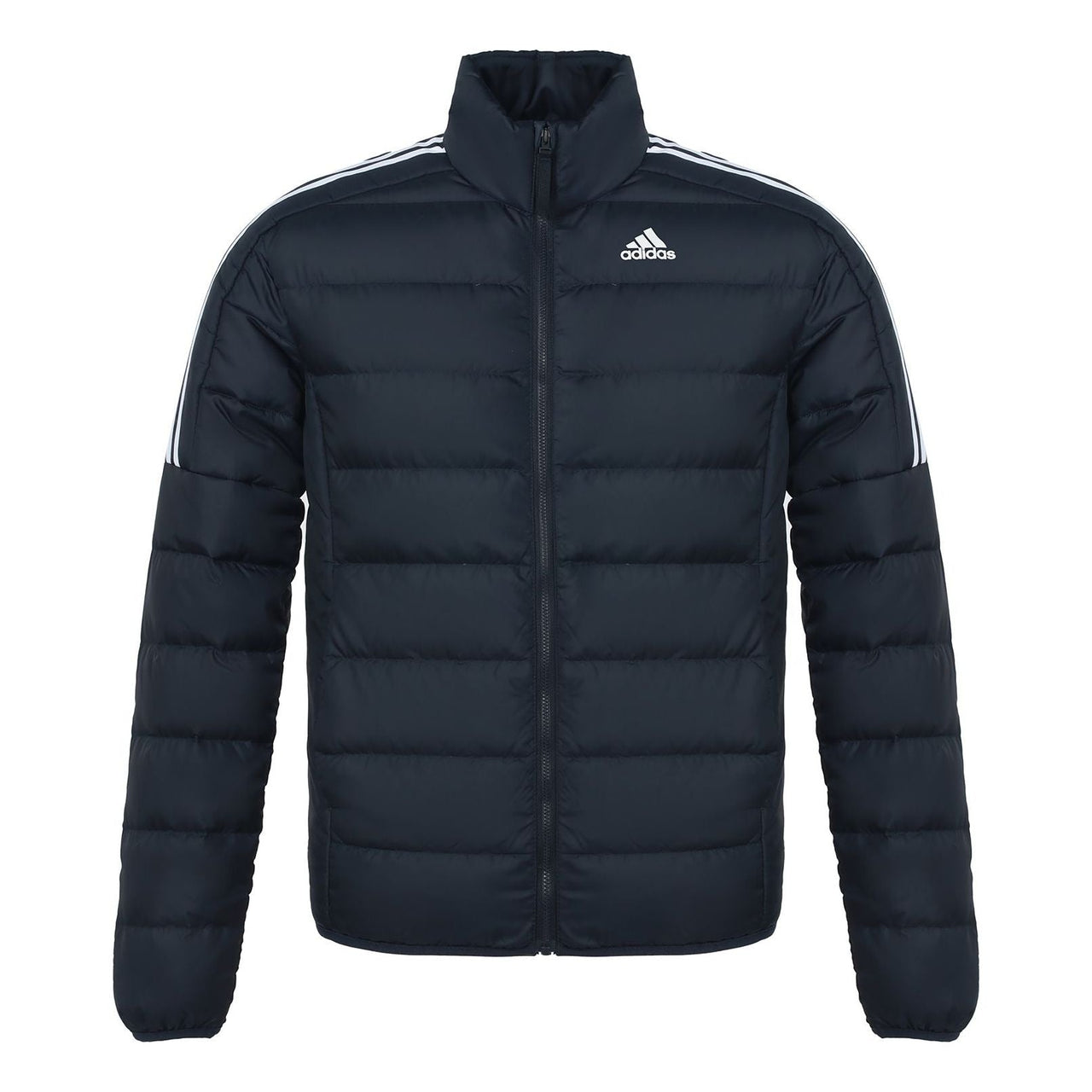 adidas Ess Down Logo Print, Warm, Casual Down Jacket Men's Legendary Ink Blue GH4594