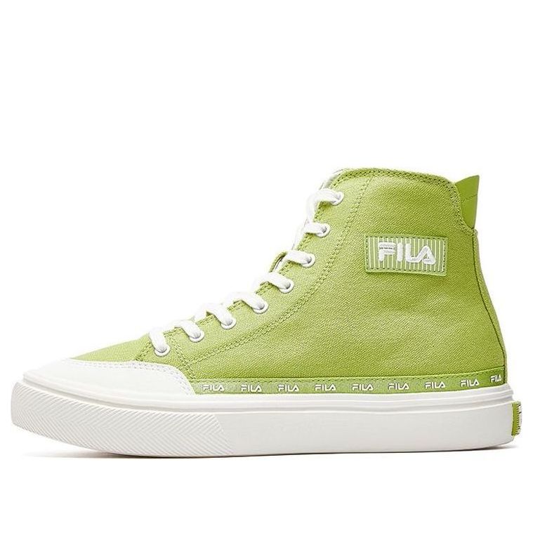 (WMNS) FILA Strada Mid-top Canvas Shoes Green/White F12W034412FGO