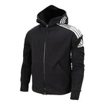 adidas ZNE 3-Stripes Hooded Jacket Men Black FQ7229