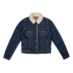 Levis Imitation Lamb Wool Denim Jacket Blue 36136-0013