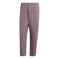 Men's adidas originals C Twill Pant Side Stripe Loose Sports Pants/Trousers/Joggers Light Purple HC8607