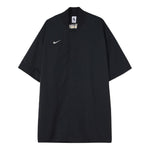 Nike x Fear of God x NBA Crossover Solid Color Loose Short Sleeve Shirt Black CU4686-010