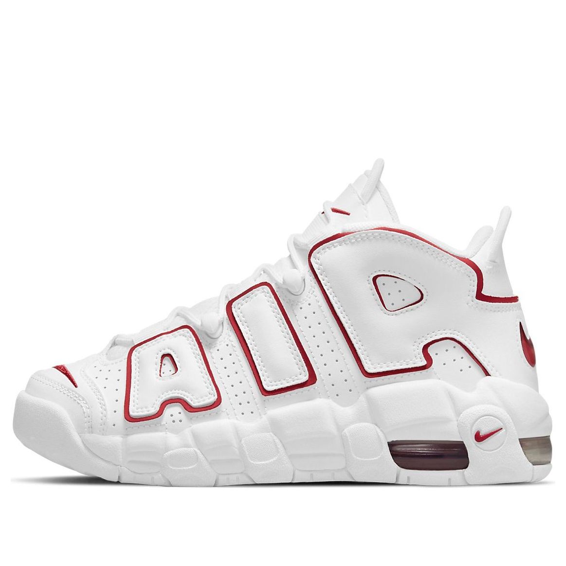 (GS) Nike Air More Uptempo 'White Varsity Red' 2021 DJ5988-100