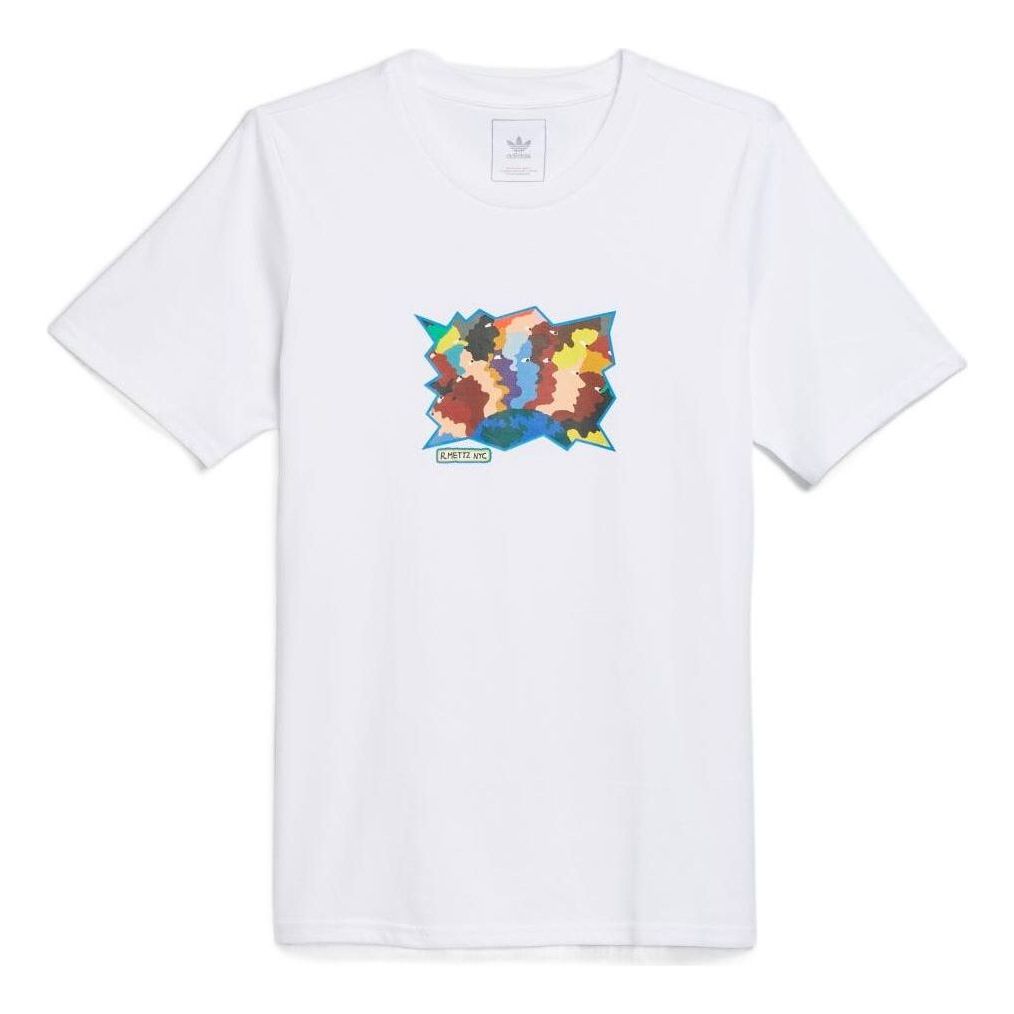 adidas Mettz World Peeps Short Sleeve Tee 'Chalky Brown Multicolor' HM9360