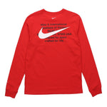 Men's Nike Printing Round Neck Long Sleeves Red T-Shirt CK2260-657