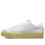 (WMNS) Nike Blazer Low Platform 'White Lemon Wash' DJ0292-109