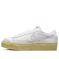 (WMNS) Nike Blazer Low Platform 'White Lemon Wash' DJ0292-109
