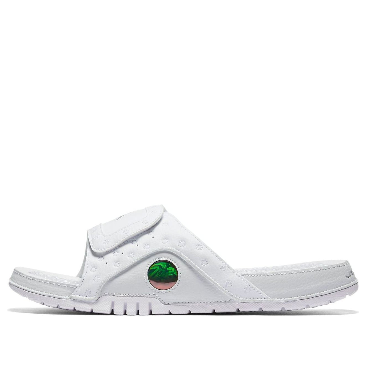 Air Jordan Hydro 13 Slide 'White Metallic Silver' 684915-100