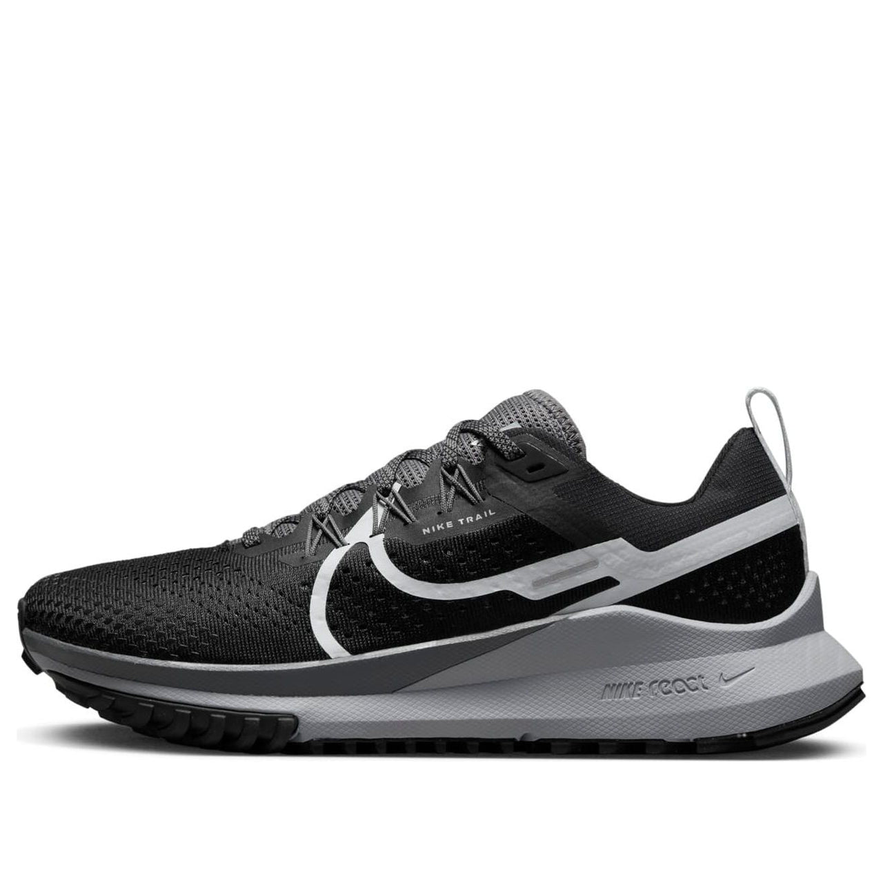 (WMNS) Nike React Pegasus Trail 4 'Black Dark Grey' DJ6159-001