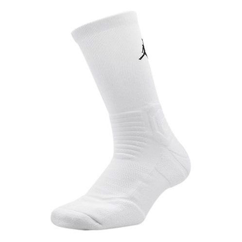 Air Jordan Unisex U J Flight Crew Medium Stockings 1 Packs White SX5854-101