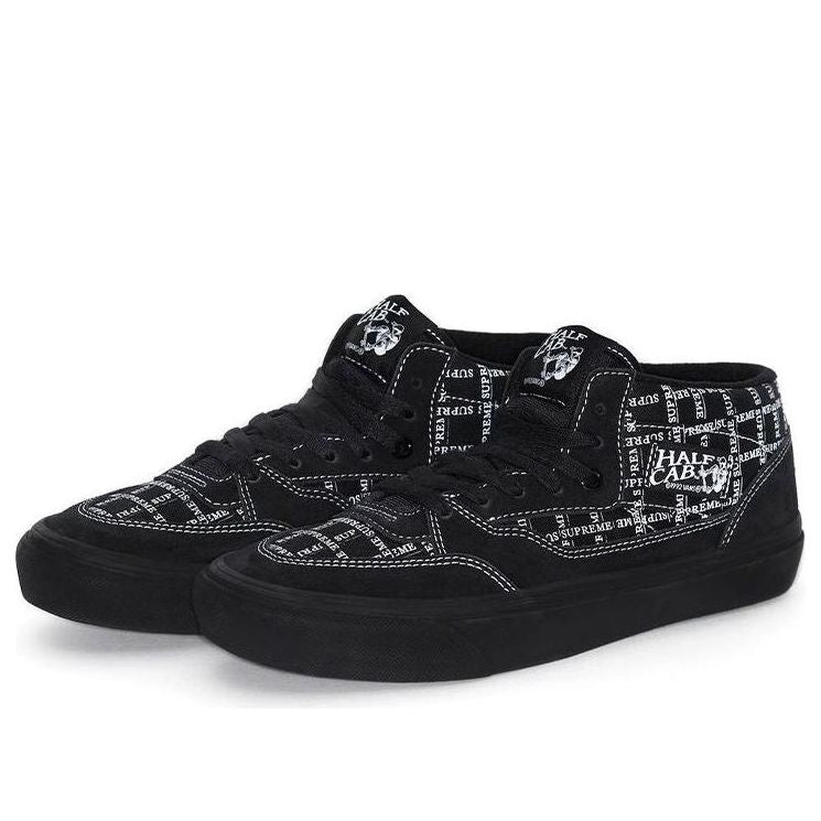 Vans Supreme x Half Cab Pro '92 'Logo Pattern - Black' VN0A3QPH2YW