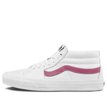 Vans Unisex Sk8-Mid Mid-Top Sneakers White/Red VN0A3WM3B84