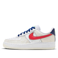 (WMNS) Nike Air Force 1 '07 LX 'Just Do It - White University Red Snakeskin' DV1493-161