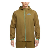 Nike Trail Aireez lightweight trail running jacket 'Olive Green' DX6884-368