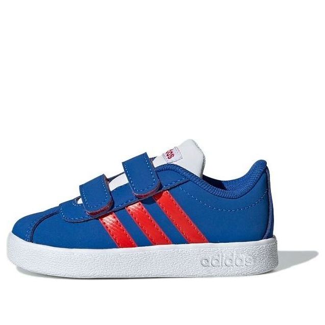 (TD) adidas VL Court 2.0 Cmf I 'Blue Red' EE6910