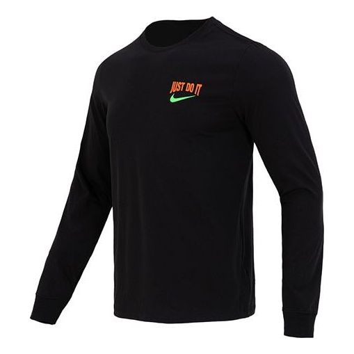 Nike Just Do It Long sleeve T-Shirt 'Black' DZ2678-010