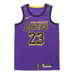 Nike NBA LeBron James City Version Jersey SW Fan Edition lakers 23 Purple AJ4618-510