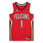 Air Jordan NBA Zion Williamson New Orleans Pelicans 2020/21 Fan Edition Jersey #1 CV9486-660