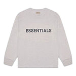 Fear of God Essentials FW20 Long Sleeve Logo Tee 'Heather Oatmeal' 0125250500230260
