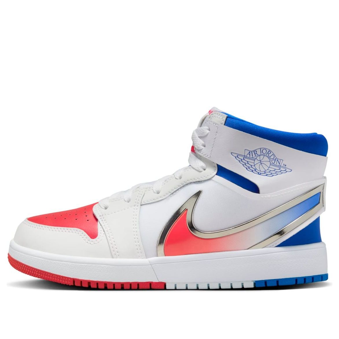 (GS) Air Jordan 1 Mid RM EasyOn 'White Racer Blue Red' FQ1281-100