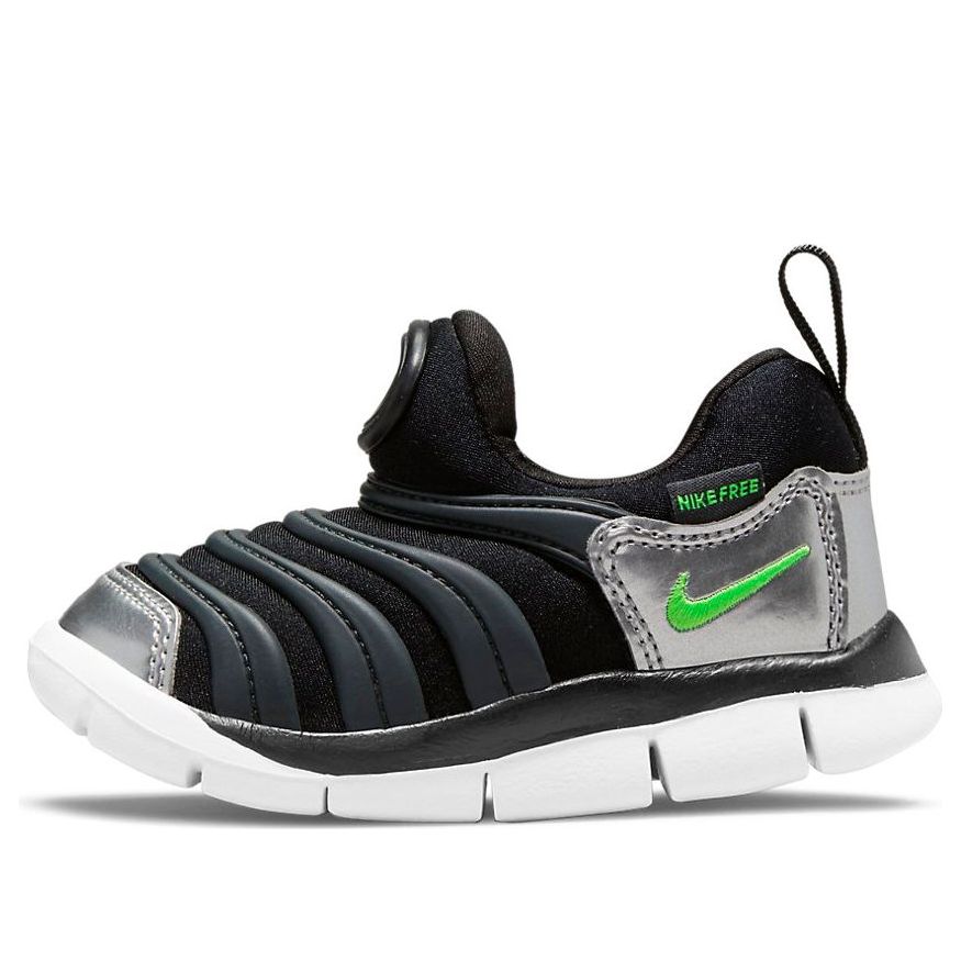 (TD) Nike Dynamo Free Low-Top Running Shoes Black/Green 343938-028