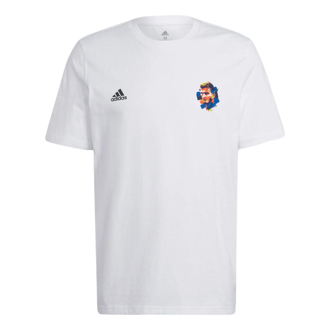 adidas Beckham Alphabet Numeric Printing Soccer/Football Athleisure Casual Sports Short Sleeve White HC4155
