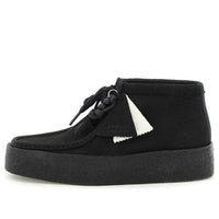 (WMNS) Clarks Wallabee Cup Boots 'Black Nubuck' 26168980
