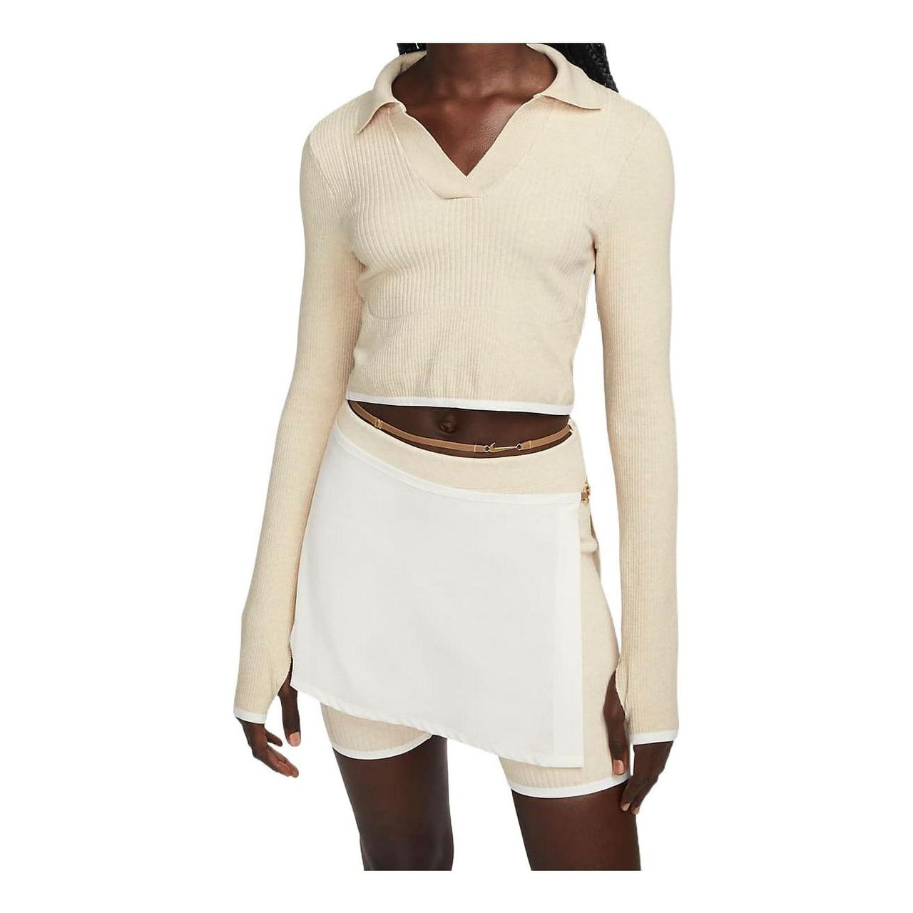 (WMNS) Nike x Jacquemus Polo 'Pearl White' DN3221-219