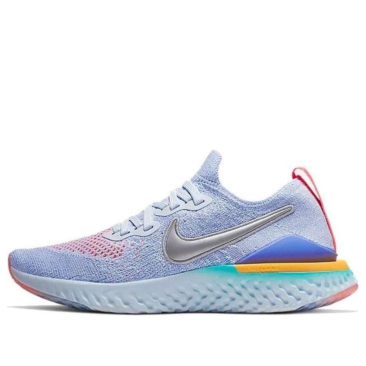 (GS) Nike Epic React Flyknit 2 'Aluminum' AQ3243-414