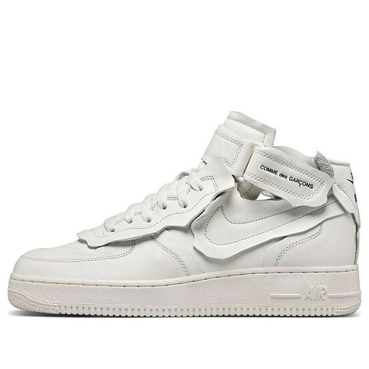 Nike x COMME des GARCONS Air Force 1 Mid 'Triple White' DC3601-100