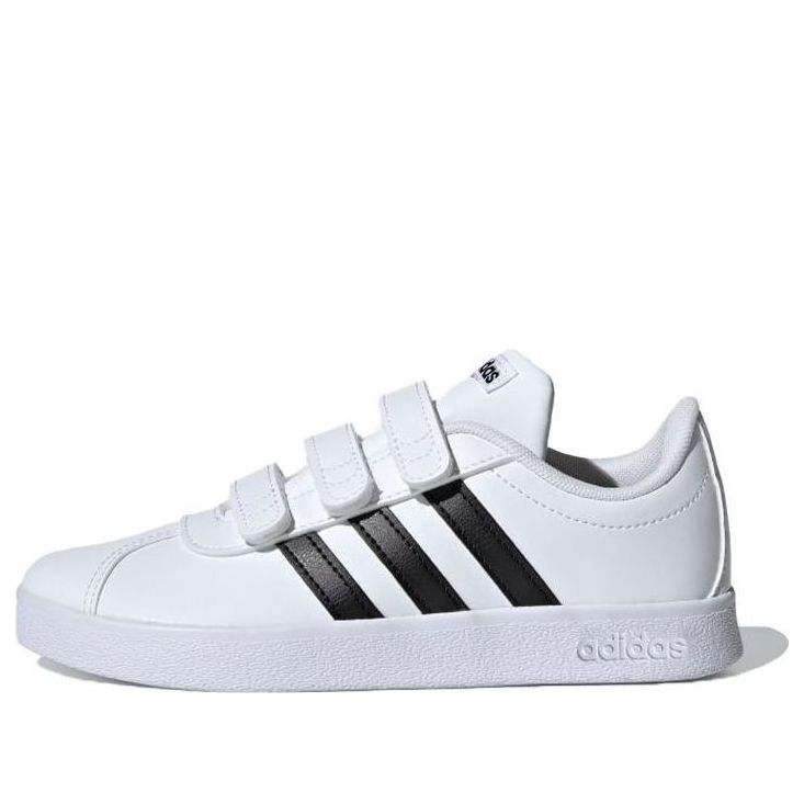 (PS) adidas VL Court 2.0 'White Black' DB1837
