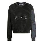Off-White SS21 Camouflage Printing Logo Round Neck Black OMBA035R21FLE0011009