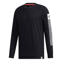 adidas x Takahashi Riko Crossover Ls Tee M Hiroko Geometry Printing Loose Sports Long Sleeves Black GD4976