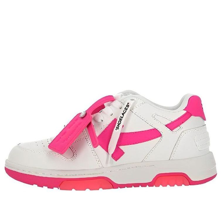 (WMNS) Off-White Out Of Office Calf Leather Sneaker 'White Red' OWIA259S23LEA0010132