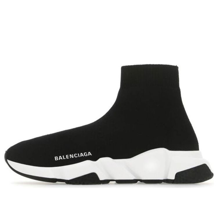 (WMNS) Balenciaga Speed Sneaker 'Black White' 587280W2DBQ1015