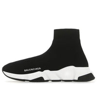 (WMNS) Balenciaga Speed Sneaker 'Black White' 587280W2DBQ1015