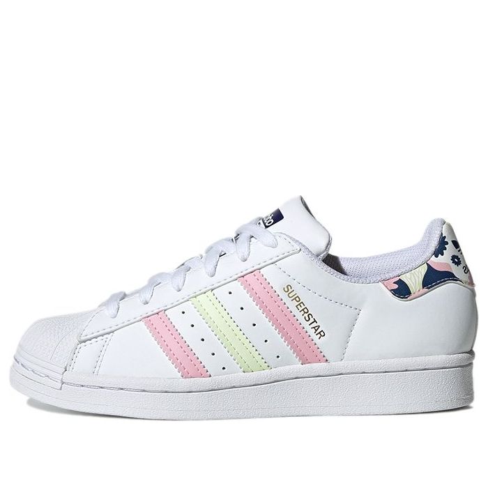 (GS) adidas Originals Superstar 'White Floral' GY3330