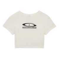 (WMNS) Air Jordan x Travis Scott Cropped T-Shirt 'Sail' FQ7805-133