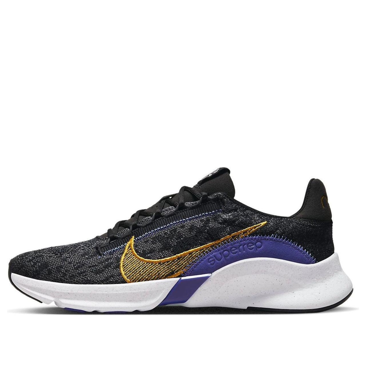 (WMNS) Nike SuperRep Go 3 Next Nature Flyknit 'Black Yellow Ochre' DQ0305-001
